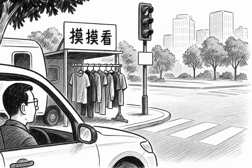 经营细节 | 邀请你“摸摸看”的服装小摊